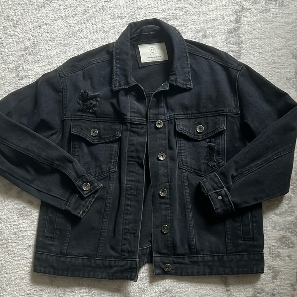 Cotton on Black denim jacket